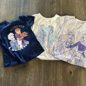 Frozen t-shirt bundle size 4T